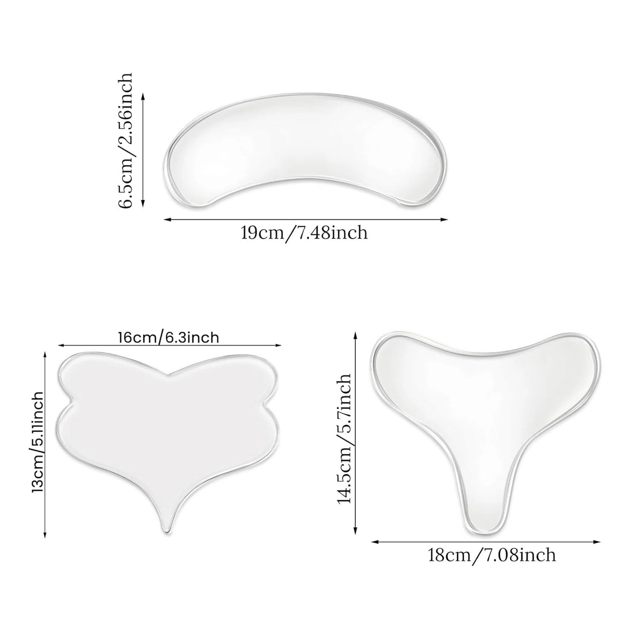 SmoothLift Reusable Silicone Chest Patch – T-Shaped