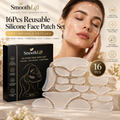 SmoothLift 16-piece reusable silicone face patch set